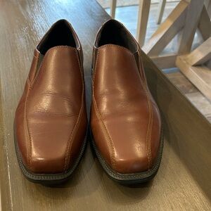 Bostonian Flexlite 12 W Men's Brown Leather Slip-On Shoes